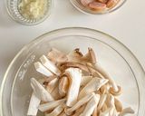 ガーリックきのこのチーズトースト作り方1写真