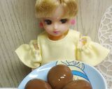 リカちゃん♡味付け卵とトマトのタルタル作り方3写真