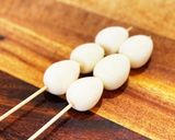 粗挽き胡椒でピリッと炙りうずら串作り方1写真