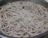 常温で戴く　長芋つるむらさき蕎麦作り方1写真