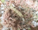 ツナと大葉とミントのジェノベーゼ風パスタ作り方9写真