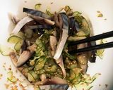 だしまろ酢で♡きゅうりとシメサバの酢の物作り方3写真