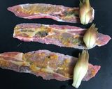 茗荷の甘辛みその肉巻き作り方3写真