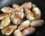 茗荷の甘辛みその肉巻き作り方5写真