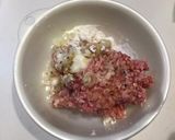 レンジチン！簡単レシピ　肉野菜ドーム♪作り方3写真