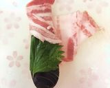 なすと大葉の甘辛豚バラ巻き作り方3写真