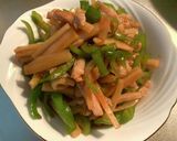 鶏肉と蓮根の青椒肉絲作り方9写真