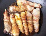 なすと大葉の甘辛豚バラ巻き作り方6写真