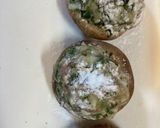 余った餃子の具で椎茸肉詰め作り方2写真