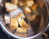 栃尾の油あげとしいたけとしらたきの煮物作り方1写真
