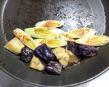 ナスとネギの中華風あんかけ豆腐作り方3写真
