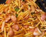 マカロニのケチャップ炒め♪家庭の味作り方6写真