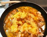 ふわとろチーズ親子丼作り方4写真
