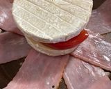 簡単カマンベールベーコン包み焼き作り方3写真