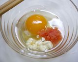 レンジで簡単！お弁当用めんたいふわ卵作り方1写真