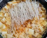 エノキと豆腐のひき肉スープ作り方6写真