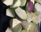 寺島なすとイカの煮物作り方1写真