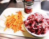 【パパ料理】お肉たっぷりハヤシライス作り方1写真