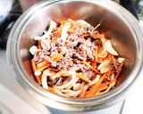 【パパ料理】お肉たっぷりハヤシライス作り方2写真