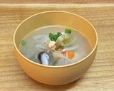 スープにきな粉。作り方5写真