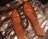 鮭と豚しゃぶサラダのお弁当作り方1写真