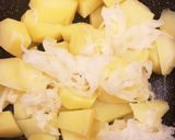 スジ入りポテトサラダ作り方1写真