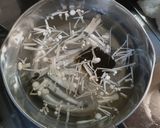 干しえのき茸と豆腐のお味噌汁作り方5写真