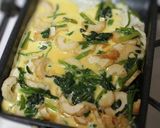 卵焼きバリエ、ほうれん草+ちくわ作り方3写真