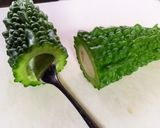 竹輪入りゴーヤの天ぷら！作り方1写真