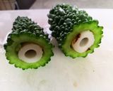 竹輪入りゴーヤの天ぷら！作り方3写真