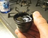熱した石で燗酒作り方4写真