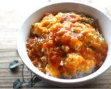 mふわとろ卵のチリソース丼作り方6写真