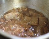 中落ちカルビとこんにゃくの煮もの作り方6写真