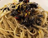 富山名物「いかの黒作り」でイカ墨パスタ作り方5写真