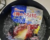 ドライカレーinチーズハンバーグ作り方2写真