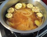 茄子と卵の味噌汁作り方4写真