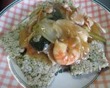 華正樓の中華あんかけうるち玄米餅作り方2写真