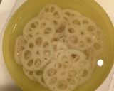 レンコンと豚肉の炒め作り方1写真