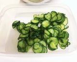 鶏むね肉ときゅうりのごま油あえ作り方5写真