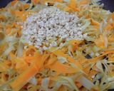 ピーラーで作る大豆のお肉入りきんぴら作り方2写真