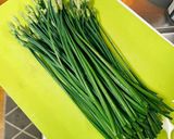 花ニラの豚バラ肉巻き巻き作り方1写真