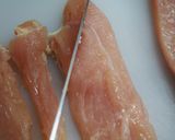 節約！胸肉の甘辛黒こしょうタレ揚げからめ作り方2写真