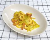 お弁当☆竹輪とキャベツのカレー炒め作り方5写真