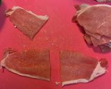 豚肩ロースとすき焼きのタレで甘煮　子ども作り方1写真
