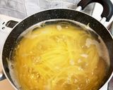 和風明太子クリームパスタ作り方4写真