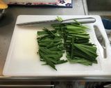 我が家のニラ炒め作り方1写真