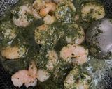 青じそと海老のジェノバ風パスタ作り方4写真