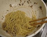 サバ缶ガーリックパスタライム添え作り方6写真
