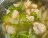 鶏団子と白菜のスープ✨作り方6写真