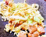 キャベツとウインナーと卵。ときどきチーズ作り方10写真